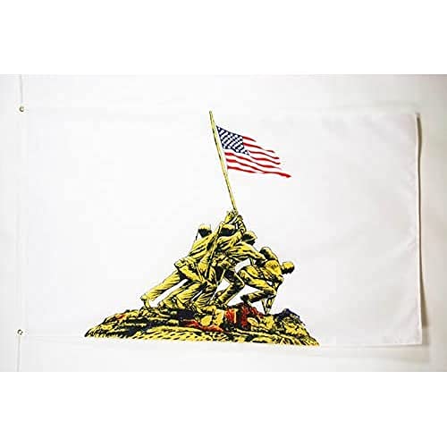 Bandiera Stati Uniti Iwo Jima 150X90Cm - Bandiera Americana – Usa 90 X 150 Cm - Az Flag