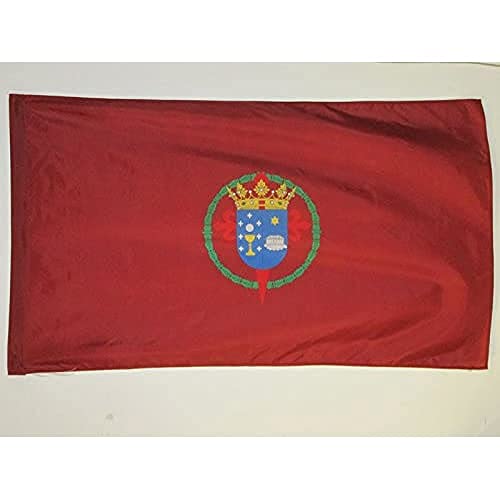 Az Flag Bandiera Santiago Di Compostela 150X90Cm - Bandiera Santiago De Compostela 90 X 150 Cm Foro Per Asta