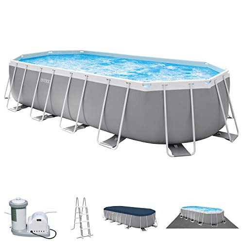 Intex 20Ft X 10Ft X 48In Prism Frame Oval Pool Set