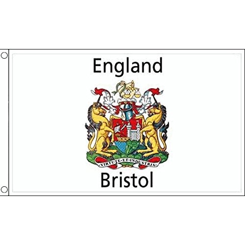 Az Flag Bandiera Bristol City 150X90Cm - Bandiera Città Di Bristol In Inghilterra 90 X 150 Cm