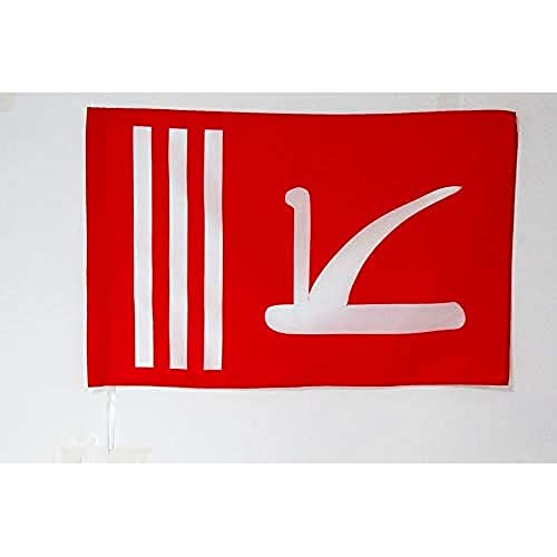 Az Flag Bandiera Kashmiri 90X60Cm - Bandiera Di Shina 60 X 90 Cm Foro Per Asta