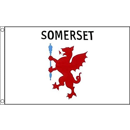 Az Flag Bandiera Contea Di Somerset Antica 150X90Cm - Bandiera County Of Somerset - Inghilterra 90 X 150 Cm