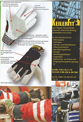 Keiler Fit Winter Guanto Protettivo Misura 11 Ideale Per Giardino, Hobby, Tempo Libero