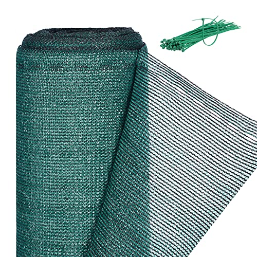 Relaxdays Rete Di Recinzione Per Recinti E Ringhiere, Tessuto Hdpe, Protezione Raggi Uv, Resistente, 1X25 M, Verde