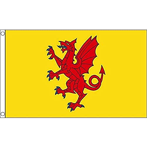 Bandiera Contea Di Somerset 90X60Cm - Bandiera County Of Somerset - Inghilterra 60 X 90 Cm - Az Flag