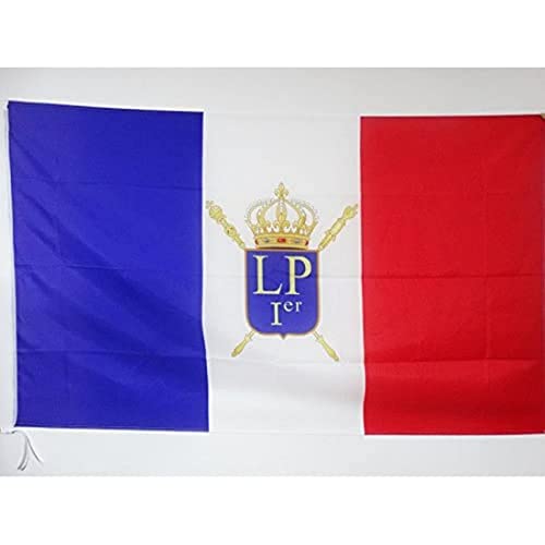 Az Flag Bandiera Luigi Filippo I Di Francia (1830-1848) 150X90Cm - Bandiera Reale Francese 90 X 150 Cm Foro Per Asta