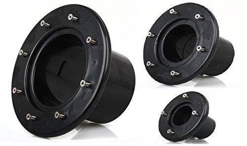 Aquaforte Guida Per Serbatoio E Pellicola, Extra Pesante E Grande, 160 Mm, Colore: Nero