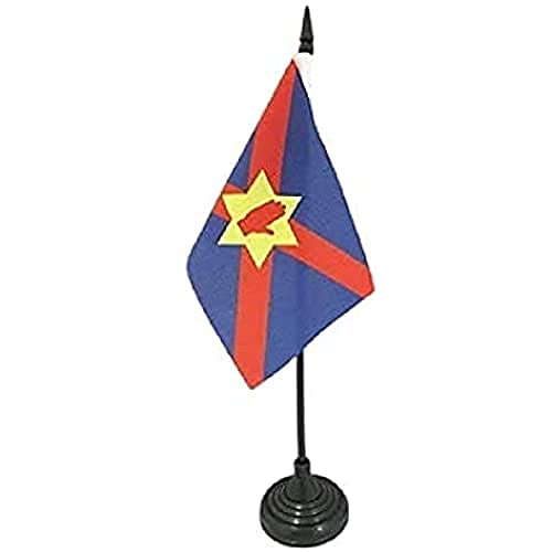 Az Flag Bandiera Da Tavolo Ulster Indipendentista 15X10Cm - Piccola Bandierina Irlanda Del Nord 10 X 15 Cm