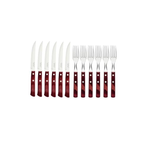 Tramontina 29899/219 - Set Da Barbecue, 12 Pezzi, Colore: Rosso