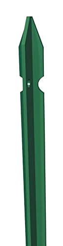 Verdelook Palo A T In Plastica Verde Per Recinzioni Agricole O Del Giardino, 200X3.5 Cm, Verde