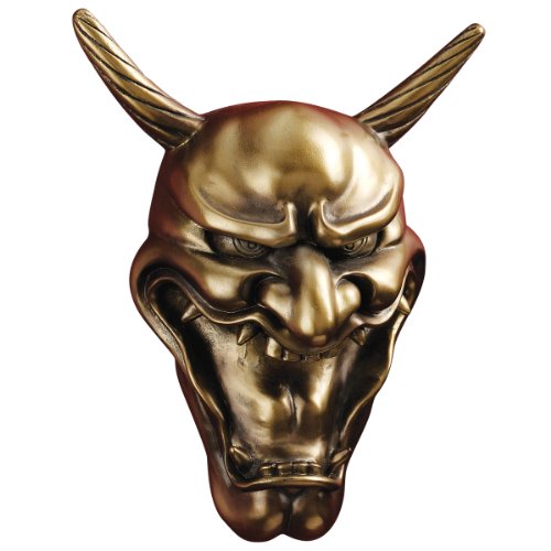 Design Toscano Cl6298 Kagura Hannya Scultura Da Parete