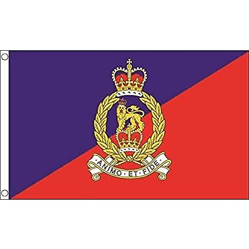 Az Flag Bandiera Adjutant General'S Corps Di Regno Unito 150X90Cm - Bandiera British Army 90 X 150 Cm