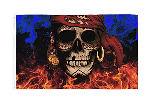 Az Flag Bandiera Pirata Pieces Of Eight 150X90Cm - Bandiera Dei Pirati 90 X 150 Cm