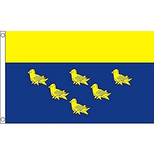 Bandiera Contea Di West Sussex 150X90Cm - Bandiera County Of West Sussex - Inghilterra 90 X 150 Cm - Az Flag