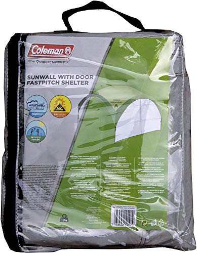 Coleman Pannello Laterale Fast Pitch Shelter M 3X3 Mt Gazebo Laterale Con Finestra E Porta, Alta Protezione Solare 50+, Resistente All'Acqua (Riparo N