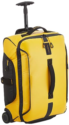 Samsonite Paradiver Light - Borsone Con 2 Ruote 55/20 Strictcabine, 55 Cm, 48.5 L, Giallo (Yellow)