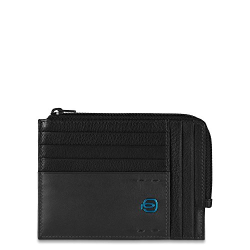 Piquadro Pulse, Portafoglio In Pelle Uomo, Nero