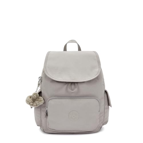 Kipling Zaino City Pack Donna, Grigio Grigio, M, Zaino City Pack Medium