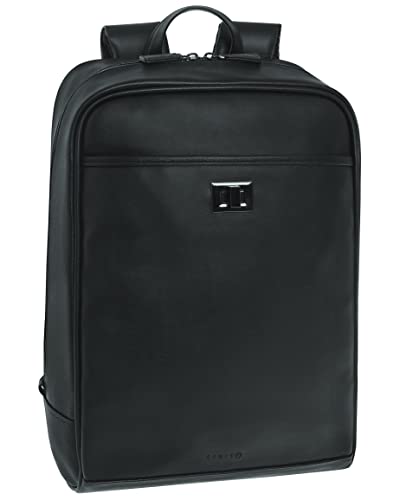 Comix - Zaino Compact Black, Ideale Per Scuola, Ufficio E Tempo Libero, Dotato Di Tasche Multiple Per Organizzare Il Proprio Materiale