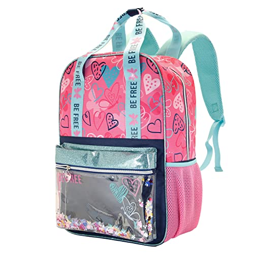 Oh My Pop! Be Free-Zaino Glitter, Rosa, 31 X 43 Cm, Capacità 19 L
