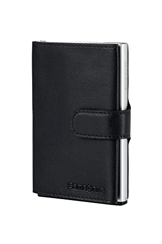 Samsonite Alu Fit Slg - Custodie Per Carte Unisex, Schwarz (Black), 10.2 Cm - 133890