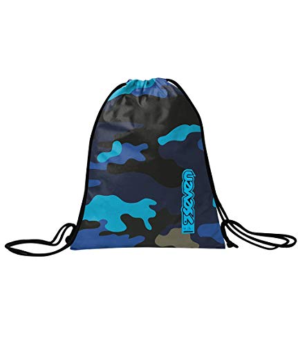 Seven Sacca Zaino Per Sport & Tempo Libero Adventure Camo, Verde Militare,