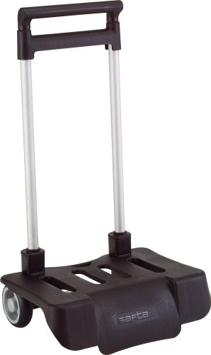 Chariot Pour Sac À Dos Pliable Safta Noir
