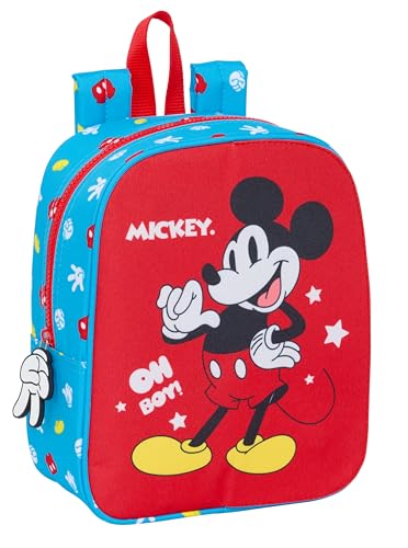 Safta Mini 27 Cm Mickey Mouse Fantastic Backpack One Size