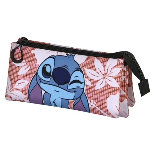 Disney Lilo E Stitch Maui-Astuccio Triplo Fan 2.0, Rosa, 23 X 11 Cm