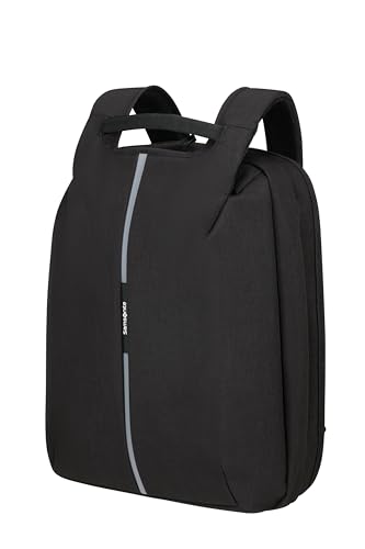Samsonite Securipak - Zaino Da Viaggio Espandibile 15,6 Pollici, 45 Cm, 25,5 X 30 L, Nero (Black Steel), Nero (Black Steel), Laptoprucksack 15.6 Zoll,