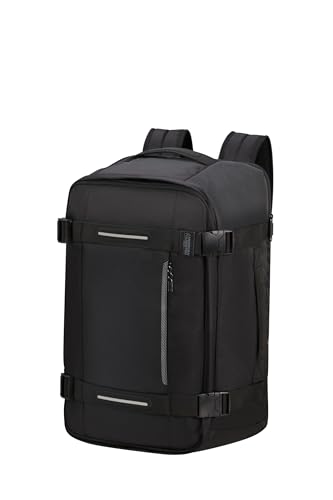 American Tourister Urban Track - Zaino Da Viaggio, 55 Cm, 44 L, Colore: Nero (Asfhalt Black), Nero (Asphalt Black), Reise-Rucksack S (55 Cm - 44 L), B
