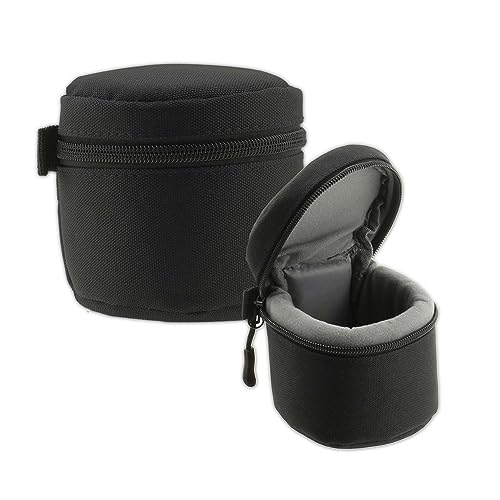 Navitech - Custodia Per Obiettivo Nero Resistente All'Acqua - Compatibile Con Nikon Z 40Mm F/2 Se Lens, Nero, Taglia Unica, Nero, Taille Unique
