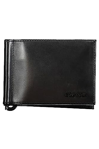 Calvin Klein Portafoglio Senza Portamonete Uomo Ck Median Bifold 6Cc W/Clip K50K510329 Unica Nero
