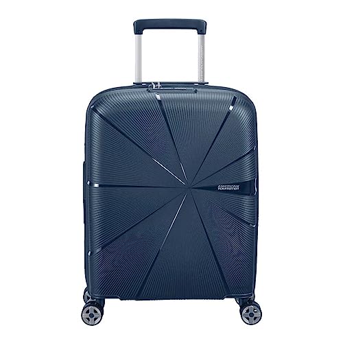 American Tourister Spinner Exp Tsa Star Vibe Navy 55 Unisex Adulti, Navy, 55, Valigia