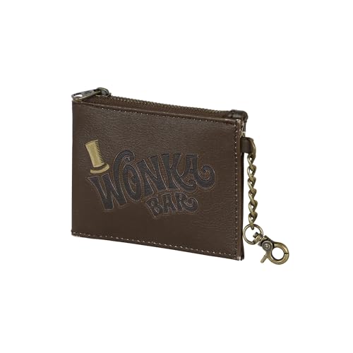 Willy Wonka La Fabbrica Di Cioccolato Choco-Portamonete Piatto, Marrone, 11.5 X 9 Cm