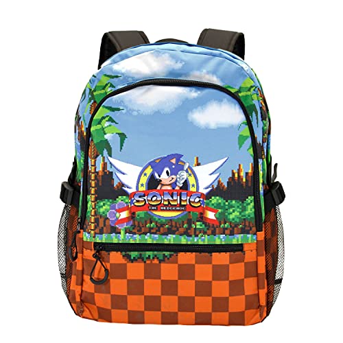 Sonic The Hedgehog - Sega -Sonic Play-Zaino Fight Hs Fan, Marrone, 31 X 44 Cm, Capacità 24 L