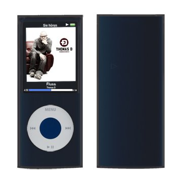 Custodia In Silicone Aquip Per Ipod Nano 4° Generazione (Nero)