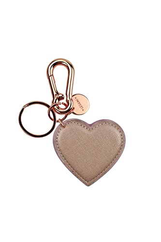 Legami My Initial Portachiavi Heart (Pink) Rosa Oro, Key Chain Unisex Adulto, Taglia Unica