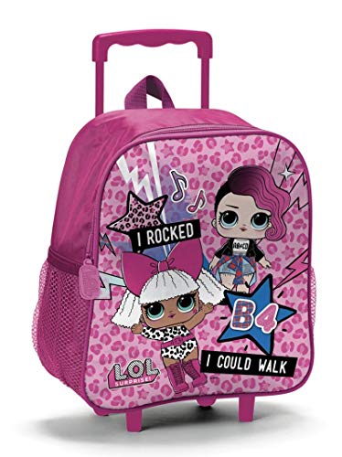 Lol Surprise B98390 Zaino Trolley Asilo, 31 Centimetri, Poliestere, Multicolore