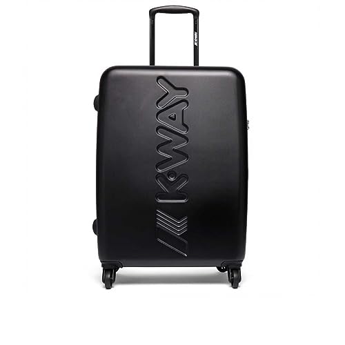 K-Way Trolley K-Air Spinner M L16 Black Pure- Blue Md Cobalt