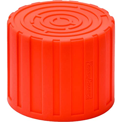 Easycover Lm1003 - Copriobiettivo In Silicone Resistente Per Lenti Con Diametro Di 52-77 Mm, Colore: Rosso