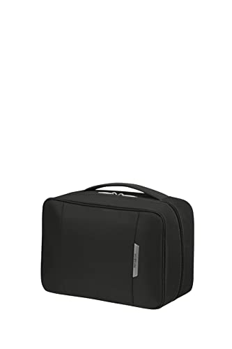 Samsonite Respark Toilet Kit - Beauty Case, 25 Cm, Colore: Nero (Ozone Black), Nero (Ozone Black), Respark Toilet Kit - Borsa Da Toilette