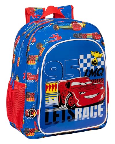 Safta Junior 38 Cm Cars Race Ready Backpack One Size