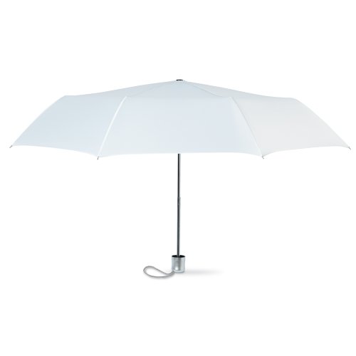 Mini Folding Compact Umbrella With Pouch, Manual Opening Ombrello Classico, 94 Cm, Bianco (White)