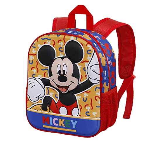 Disney Topolino Oh Boy-Zaino 3D Piccolo, Rosso, 26 X 31 Cm, Capacità 8.5 L