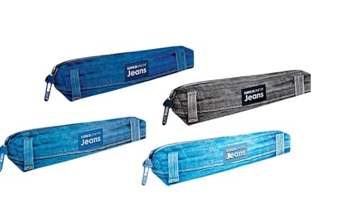 Tinta Unita Astuccio Mini Rettangolare Jeans (1 Pezzo Random)