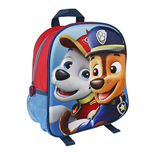 Paw Patrol Patrol Canine, Zaino Con Modelo In Rilievo 3D, 31 Cm