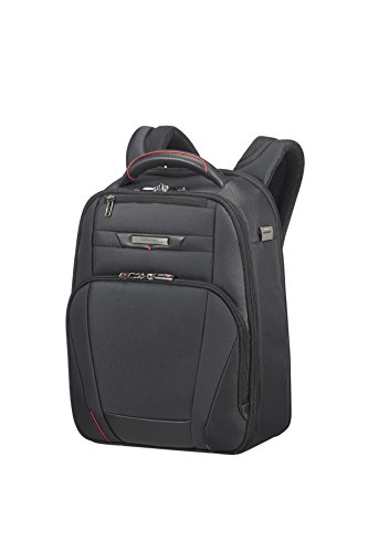 Samsonite Pro-Dlx 5, Zaino Expandable Unisex Adulto, Nero (Black), 41.5 Cm - 14 L