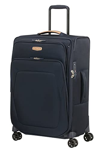 Samsonite Spark Sng Eco - Spinner M, Valigia Espandibile, 67 Cm, 82/92 L, Blu (Eco Blue)