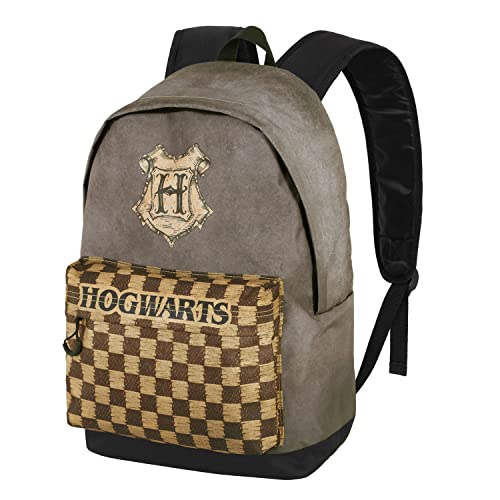 Harry Potter Squares-Zaino Hs Fan 2.0, Marrone, 30 X 41 Cm, Capacità 22 L